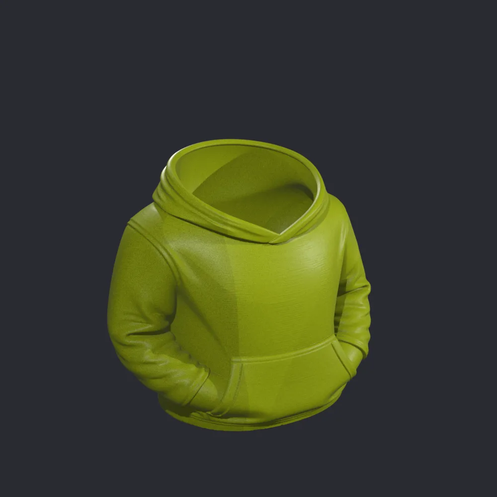 Hoodie Pen Holder in bright green